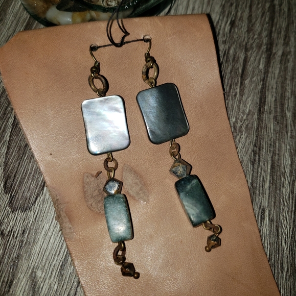 | Artisan | Handmade Upcycled Boho Earrings - Picture 2 of 6